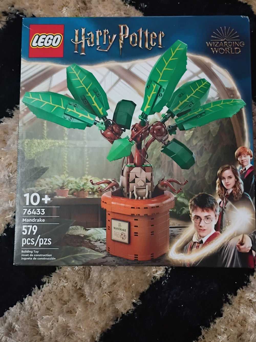 Lego Harry Potter Mandrake Plant Set - Green, Brown, Orange
